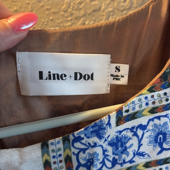 Revolve Line and Dot Women's Floral Split Back Tasha Kimono Romper/Size Small - Picture 2 of 13